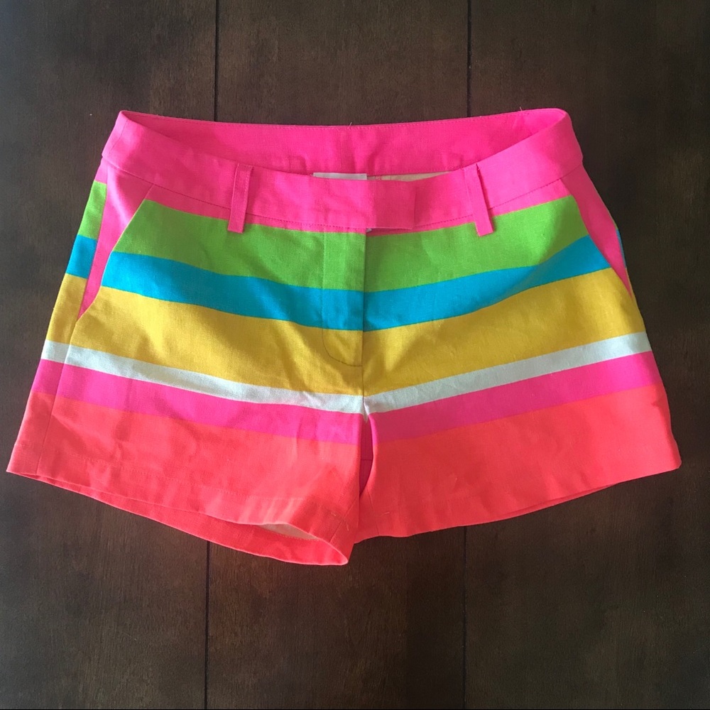 NWT Julie Brown Striped Shorts